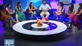 Seg _ 3 - Simple Couple with Suvarna girls - 17 Mar 2013 - Suvarna News