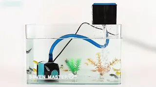 Submersible water pump for aquariums