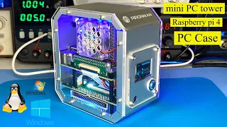 mini pc raspberry pi 4 case