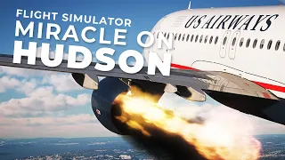 ULTRA-REALISTIC MIRACLE ON HUDSON in Flight Simulator 2020!