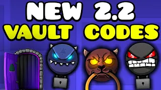 ALL NEW VAULT CODES! GEOMETRY DASH 2.2 VAULT OF SECRETS