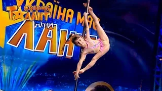 Pole Dance by little girl - Got Talent 2017