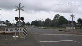 Cressy Road/Gosney Street Level Crossing Animation, Winchelsea, Victoria