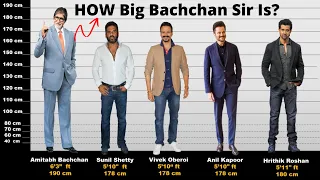 Amitabh bachchan Height comaprison with Bollywood Heroes ||2022