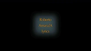 Roberto - Amarula Lyrics