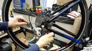 Настройка заднего переключателя на велосипеде