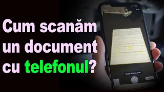 Cum scanăm un document cu telefonul? (Adobe Scan: încărcare automată în cloud)