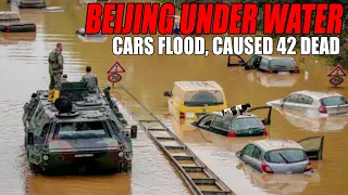 CARS FLOOD! Rain for 3 days equals a whole year, flooding floods 'once in a thousand years' in China