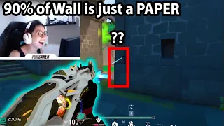 His "1 TAP Wallbang FLICK" shows Wall is just a PAPER | PRX forsaken