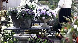 Tips to keep your garden beautiful even when you are busy