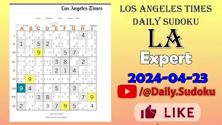 Los Angeles Times Daily Sudoku 2024-04-23 1759 Expert