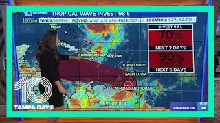 Tracking the Tropics: Tropical wave poised to enter Caribbean, with development looking more likely