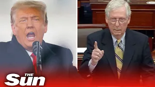 Trump slams 'unsmiling hack' Mitch McConnell & calls for him to be FIRED