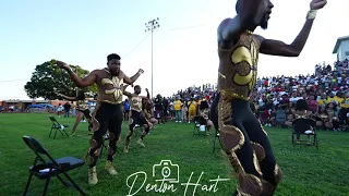 Dancing Fleur De Lis of the New Orleans All-Star Band