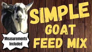 Goat Feed Mix for Breeding Time