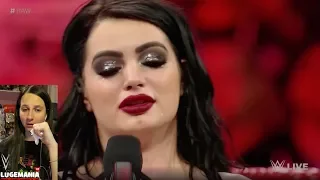 WWE Raw 4/9/18 Paige Retires