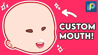 How to draw CUSTOM MOUTHS | Gacha club | Ibispaint