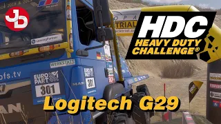 Heavy Duty Challenge using the Logitech G29 steering wheel