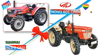 Swaraj 963 CRDI 💝 & Mahindra Novo 605 CRDI 🔥 क्या नोवो में क्षमता है स्वराज 963 से जीतने की ? 🤔