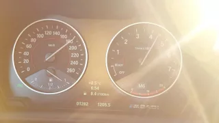 BMW M240i acceleration 0-240 comfort mode without launch contorol