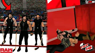 WWE 2K18 ANDROID - WWE RAW Top10 Shocking moment WWE 2k18/WWE SVR11 PSP