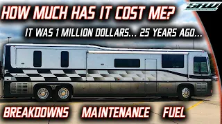 Former Million Dollar RV TRUE Cost of Ownership: My 1996 Newell Coach Experience! (10K Miles So Far)