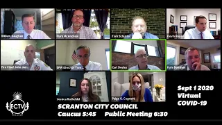 Scranton City Council Meeting September 1, 2020