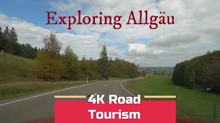 Driving Germany: Dietmannsried (A7) - Kaufbeuren - 4K drive through beautiful Allgäu