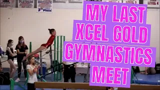 My Last Xcel Gold Gymnastics Meet | League Championship