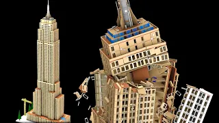 Empire State Building vs. 8.1 Earthquake