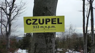 Czupel (Beskid Mały) - wejście zima | Korona Gór Polski (KGP) | Korona Beskidów