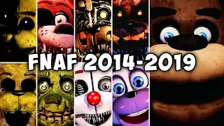 All 170 FNAF JUMPSCARES (2014-2019) | FNAF 1, 2, 3, 4, SL, PS, UCN, VR