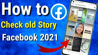 How To check Old Story Facebook all 2021/ Facebook tutorial