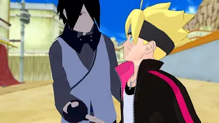 Sasuke teaches Boruto how to Rizz Shinobi