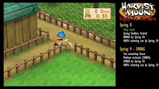 #4 Master Walkthrough Spring 8-10 [Harvest Moon: Back to Nature] [LONGPLAY]