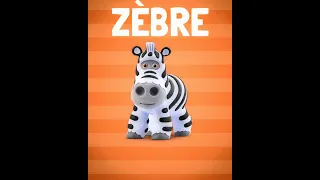 Talking ABC French Zoo animals Song Speed version|Boopanpankids