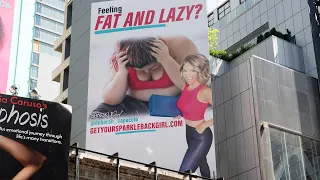 🔴#FAT And #LAZY #BillBoard #iN #NYC #Times #Square #PROMPTs #Body #Shaming #BackLash #But#ShouldiT?