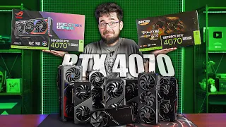 SZCZERZE O WSZYSTKICH RTX 4070 - PORÓWNANIE