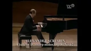 Vladimir Horowitz: Scriabin, Etude in D-sharp minor (1982).