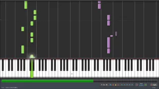 Beatles -  Octopus's Garden piano tutorial with synthesia MIDI