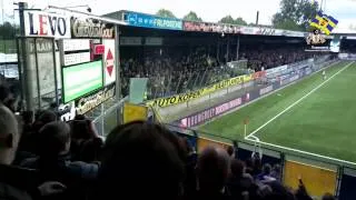 Supporters Ado Den Haag vernielen uitvak Cambuur