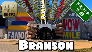 Driving Around Vacation Destination Branson, Missouri in 4k Video