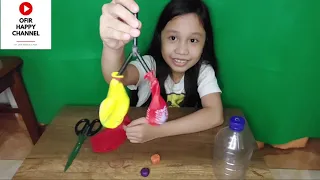 Tutorial membuat alat peraga pernafasan manusia paru-paru dari balon dan botol plastik