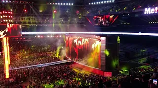 Rock icon Joan Jett performing 'Bad Reputation' at #Wrestlemania #RondaRousey #Rowdy #MetlifeStadium