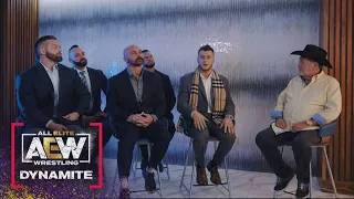 Jim Ross Sits Down with the Pinnacle as They Prepare for Blood and Guts |  AEW Dynamite, 4/21/21