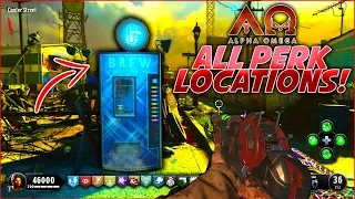 ALPHA OMEGA: ‘ALL PERK LOCATIONS!’ | CALL OF DUTY BLACK OPS 4 ZOMBIES WALKTHROUGH