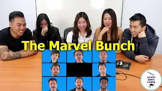 Avengers: Infinity War Cast Sings "The Marvel Bunch" Reaction Video | Aussie Asians