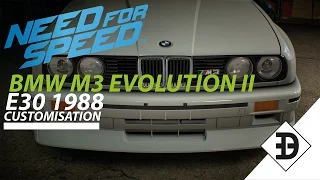 Need For Speed | 2015 | BMW M3 EVOLUTION II E30 1988 | Customisation