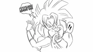 Chichi Teaches Super Saiyan 4 Goku The Concept Of Kissing | DBZ Comic Dub