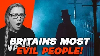 TOP 10 EVIL BRITS  | AMERICAN REACTS | AMANDA RAE